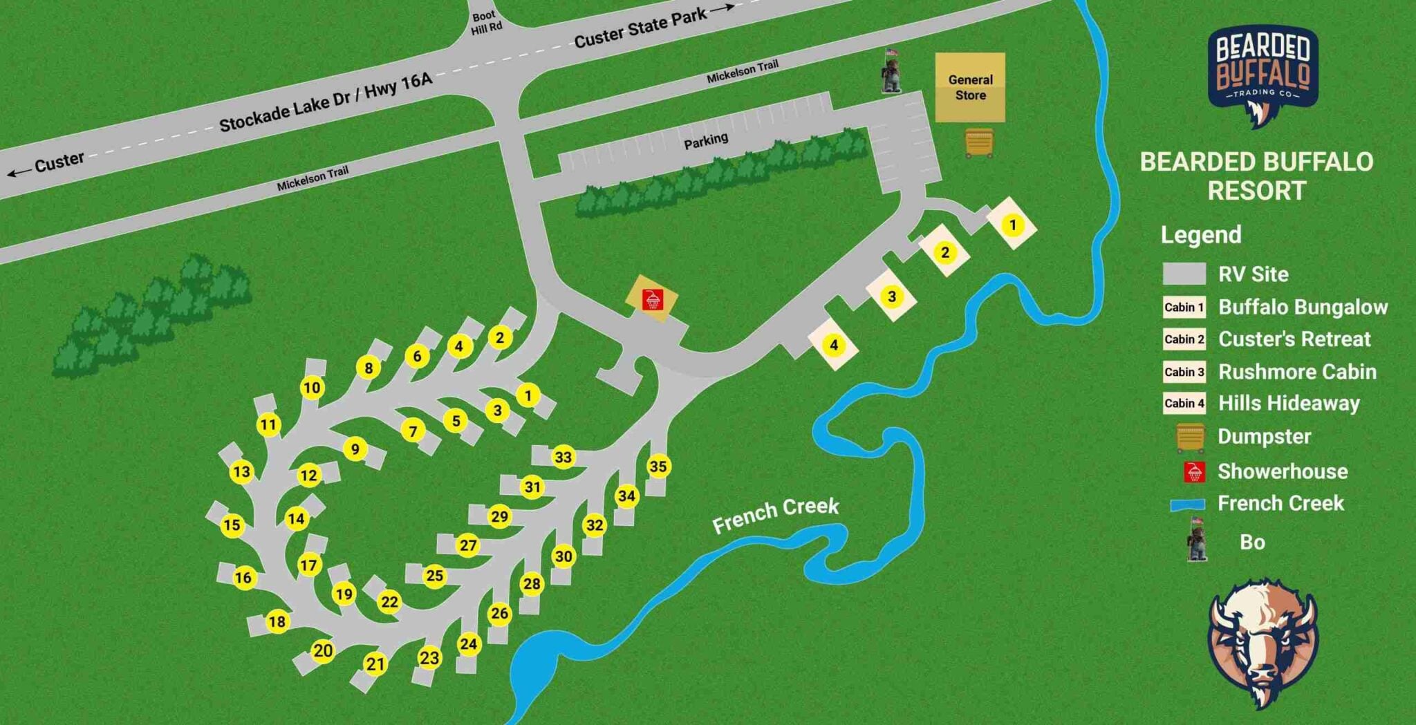 rv parks near hot springs sd​